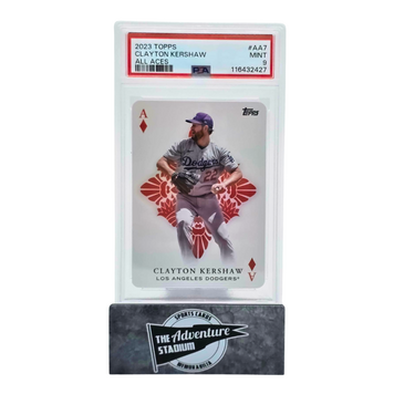 The Adventure Stadium 2023 Topps Clayton Kershaw All Aces PSA 9