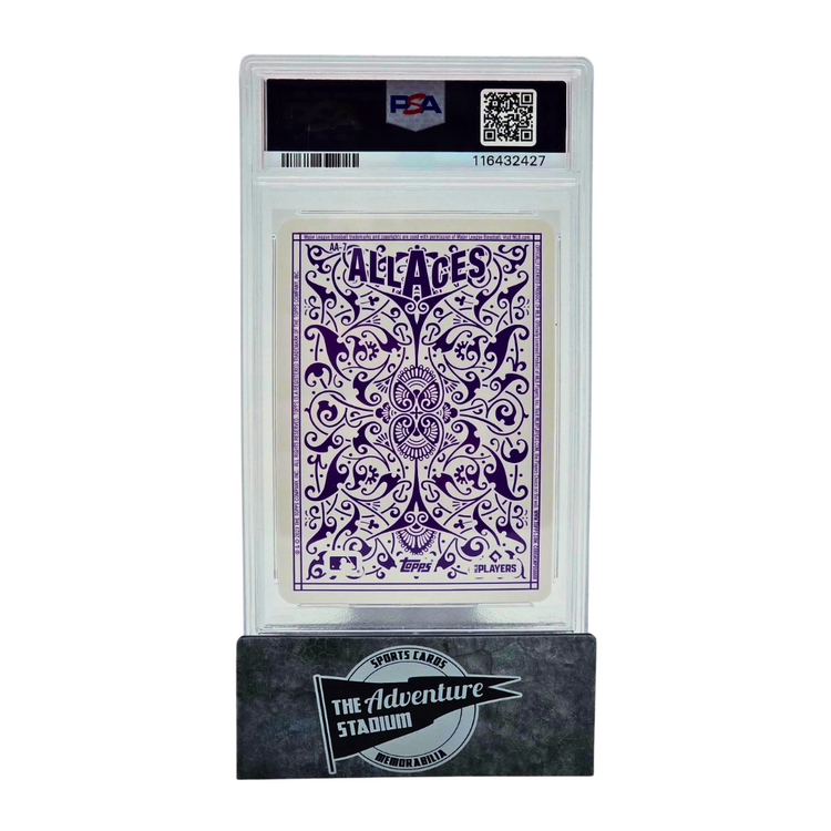 The Adventure Stadium 2023 Topps Clayton Kershaw All Aces PSA 9