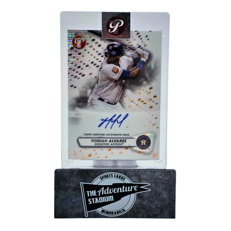 The Adventure Stadium 2023 Topps Pristine Yordan Alvarez Autograph 59/99