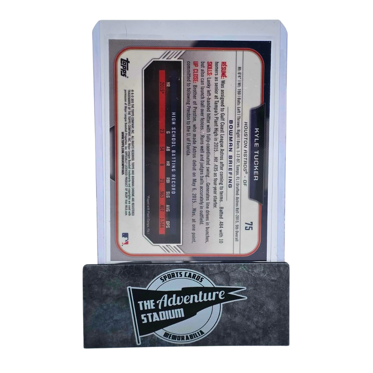 The Adventure Stadium 2025 Bowman Chrome Kyle Tucker Bowman 1st Refractor