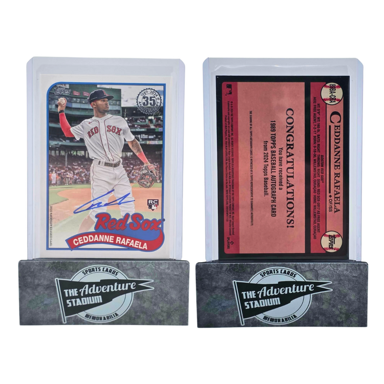 The Adventure Stadium 2024 Topps Series 2 Ceddanne Rafaela Autograph