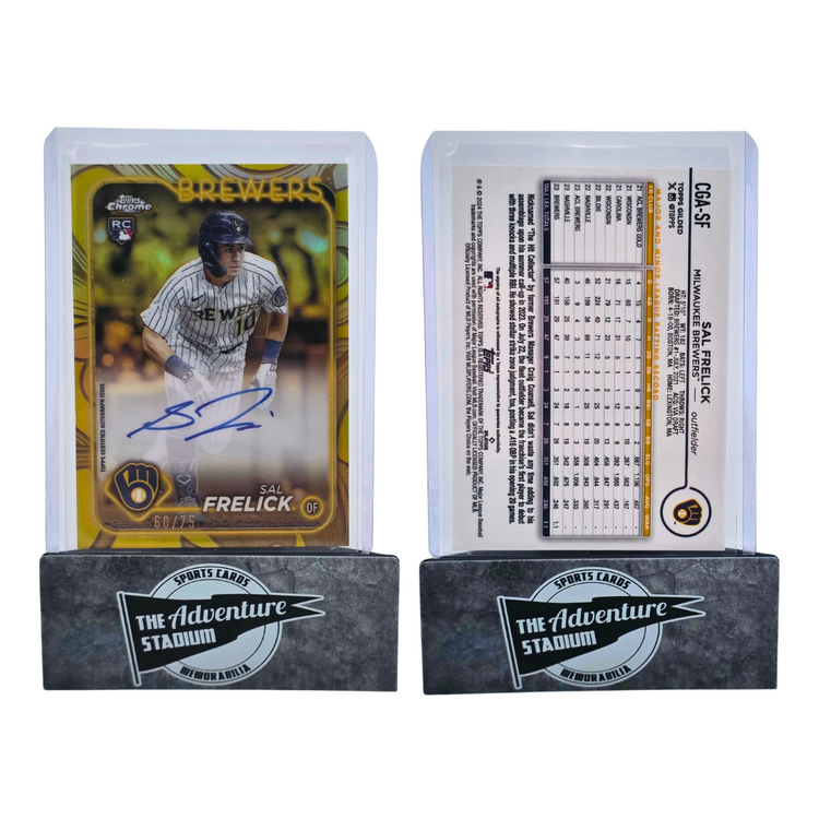 The Adventure Stadium 2024 Topps Gilded Sal Frelick Autograph 60/75
