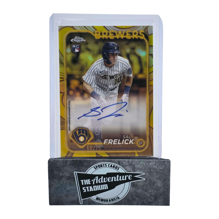 The Adventure Stadium 2024 Topps Gilded Sal Frelick Autograph 60/75