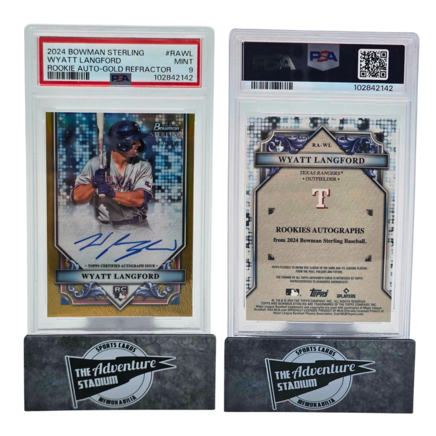 The Adventure Begins | 2024 Bowman Sterling W. Langford Auto /50