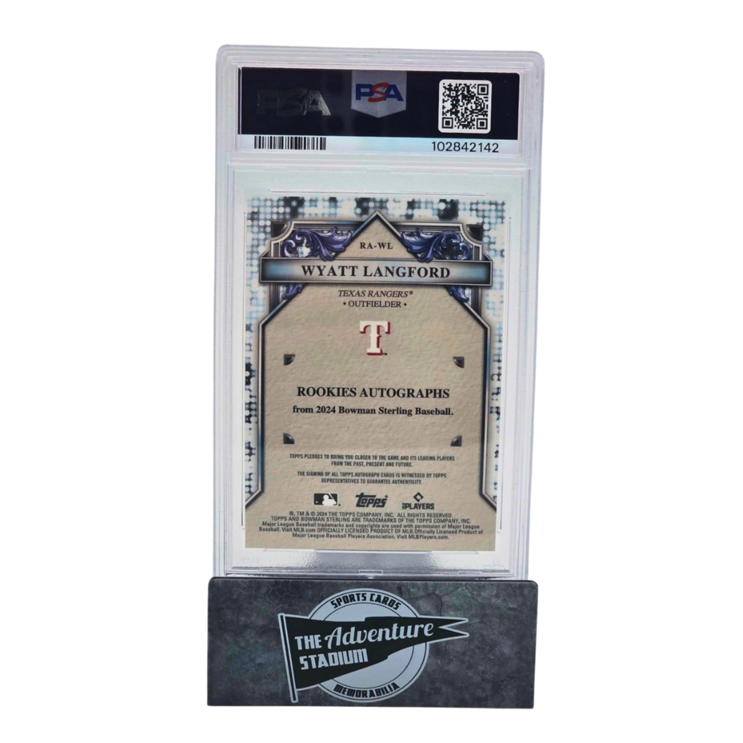 The Adventure Begins | 2024 Bowman Sterling W. Langford Auto /50