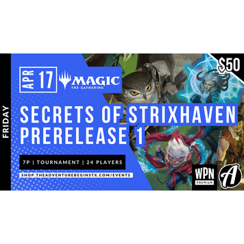 Wizards of the Coast MTG Secrets of Strixhaven Prerelease 1