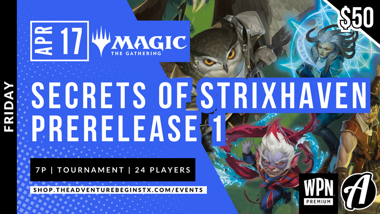 Wizards of the Coast TAB MTG Secrets of Strixhaven Prerelease 1