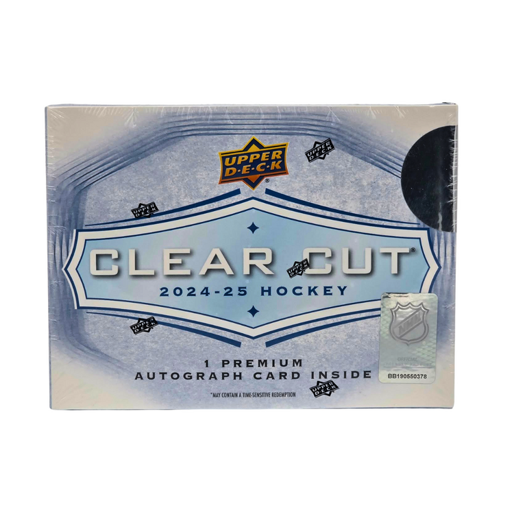 Upper Deck 2024-25 Upper Deck Clear Cut Hockey Hobby Box