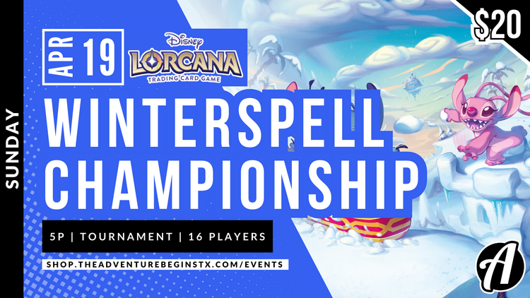 Ravensburger TAB  Lorcana TCG  Winterspell Set Championship