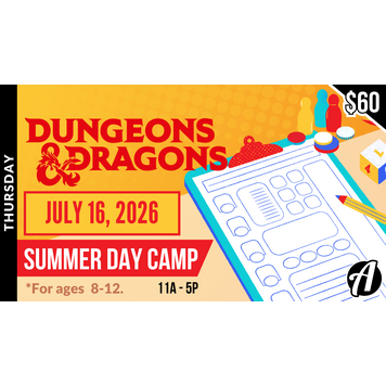 The Adventure Begins D&D Day Camp  07/16/26