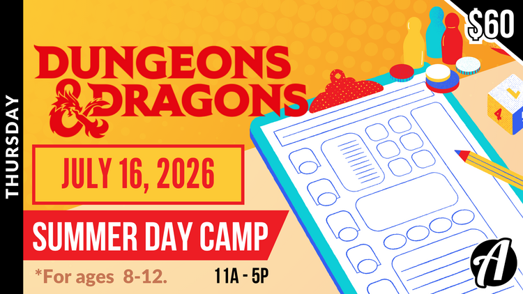 The Adventure Begins TAB D&D Day Camp  07/16/26