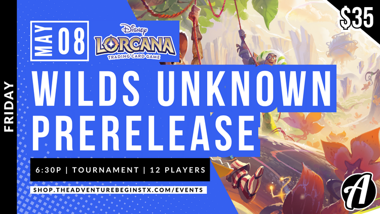 Ravensburger TAB Lorcana TCG  Wilds Unknown Pre-Release