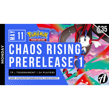 Pokémon Company International TAB Pokemon TCG Chaos Rising Prerelease 1