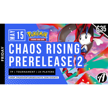 Pokémon Company International Pokemon TCG Chaos Rising Prerelease 2