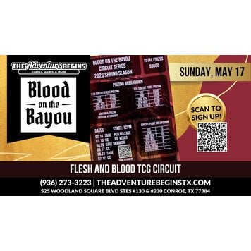Legend Story Studios LLC Flesh & Blood TCG Blood on the Bayou Circuit 4 May 2026