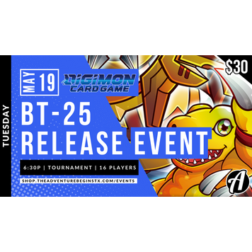 Bandai Digimon TCG  Dual Revolution BT-25 Release Event