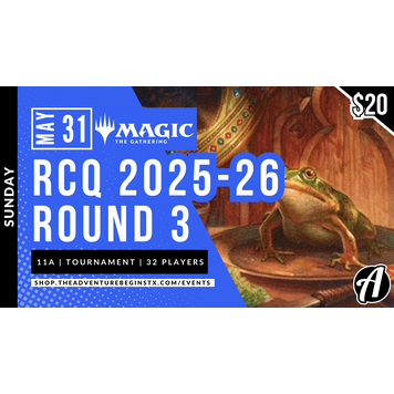 Wizards of the Coast MTG RCQ 2025-26 Round 3
