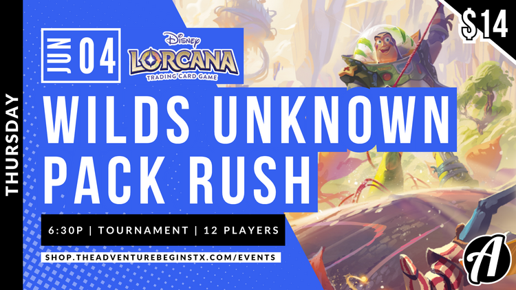 Ravensburger TAB Lorcana TCG Wilds Unknown Pack Rush