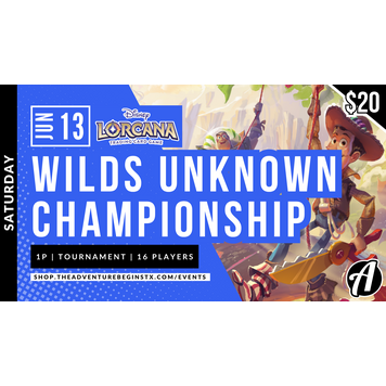 Ravensburger Lorcana TCG Wilds Unknown Set Championship