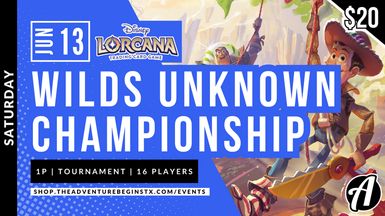 Ravensburger TAB Lorcana TCG Wilds Unknown Set Championship