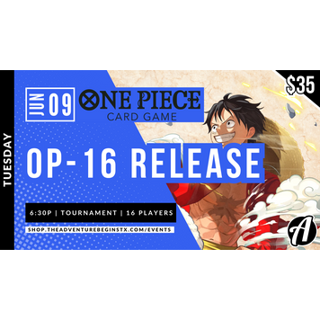 Bandai One Piece TCG OP-16 Release