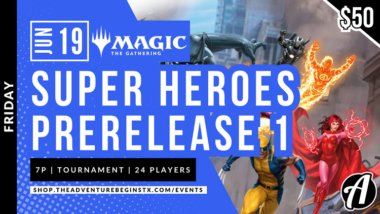 Wizards of the Coast TAB MTG Marvel Super Heroes Prerelease 1