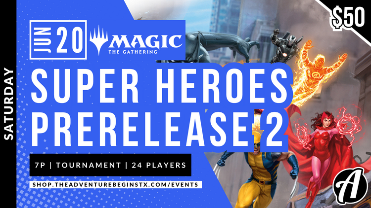 Wizards of the Coast TAB MTG Marvel Super Heroes Prerelease 2