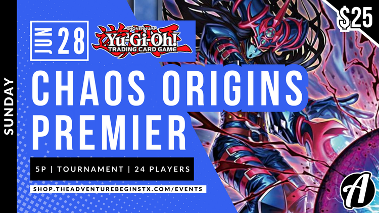 Konami TAB Yu-Gi-Oh! TCG Chaos Origins Premier