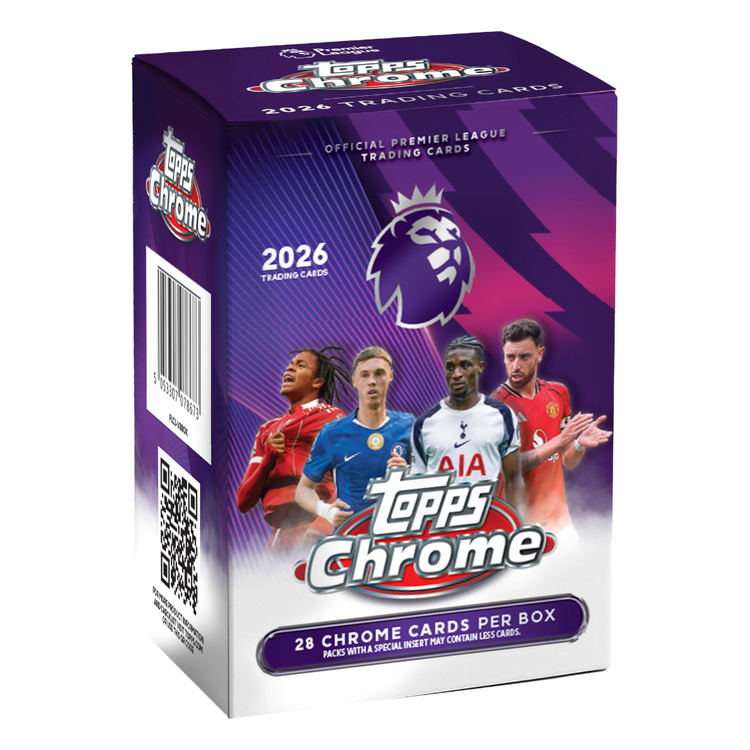 Topps 2025-26 Topps Chrome English Premier League Value Box