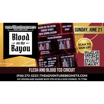 Legend Story Studios LLC Flesh & Blood TCG Blood on the Bayou Circuit 5