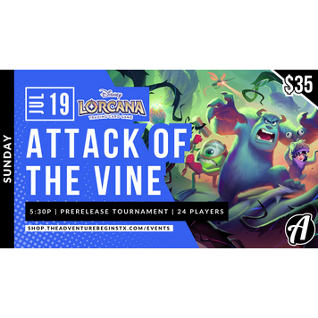 Ravensburger Lorcana Attack of the Vine Prerelease