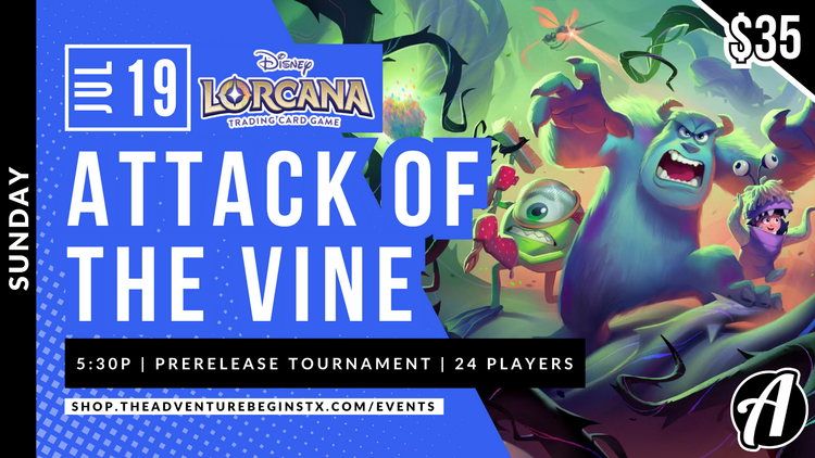 Ravensburger TAB Lorcana Attack of the Vine Prerelease