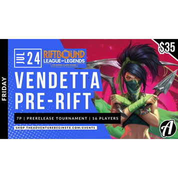 Riot Games Riftbound TCG Vendetta Pre-Rift Event
