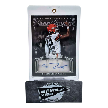 The Adventure Stadium 2025 Panini National Treasures Shedeur Sanders Autograph 25/25