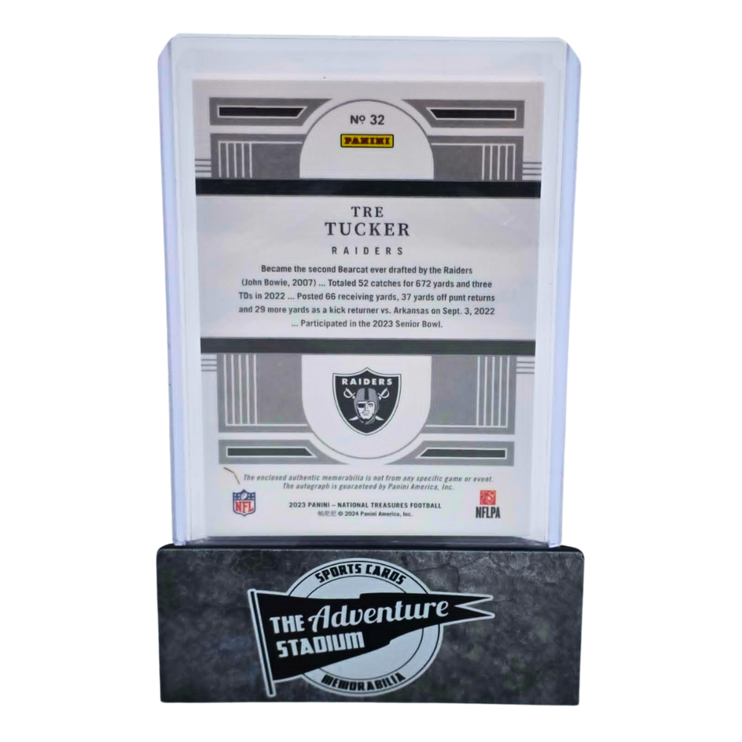 24/49 PANINI National Treasureウルグアイ3人サイン The Adventure Begins | '23 National Treasures T. Tucker Patch Auto