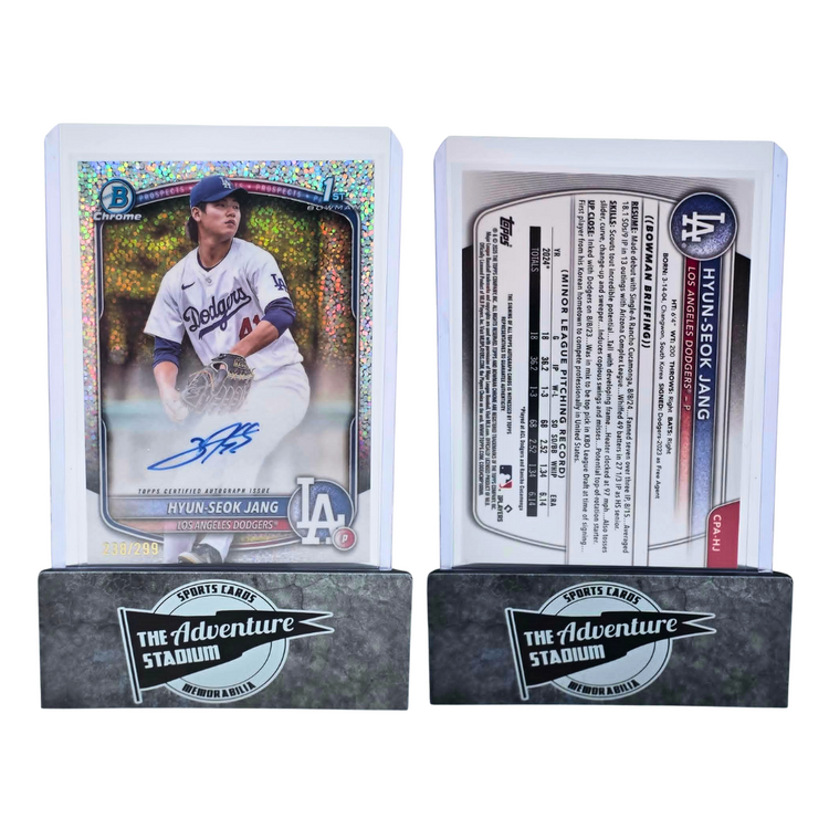 The Adventure Stadium 2025 Bowman Chrome Hyun-Seok Jang Autograph 238/299