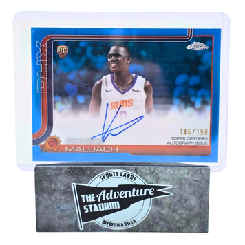 The Adventure Stadium 2025 Topps Chrome Khaman Maluach Autograph 146/150