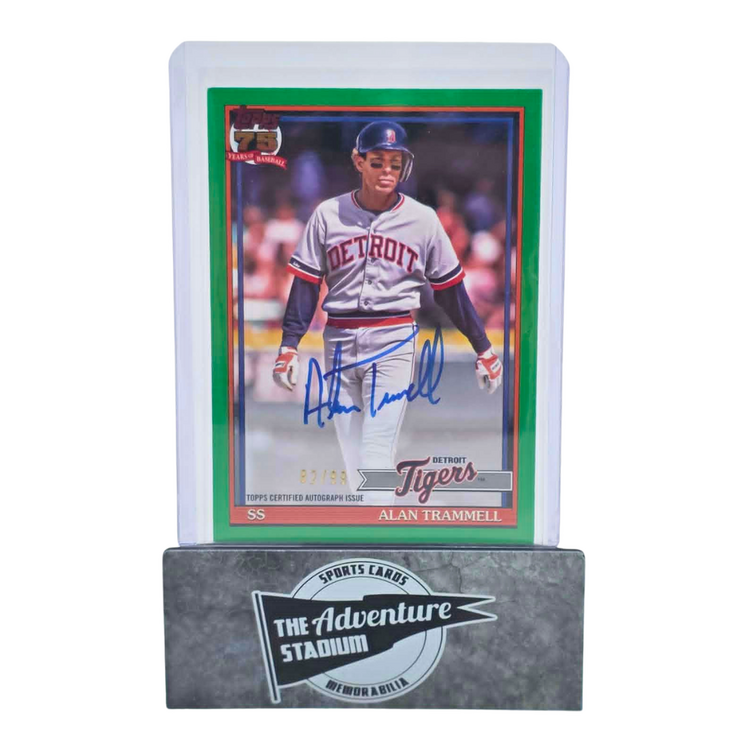 The Adventure Stadium 2026 Topps Alan Trammell 1991 Autograph 82/99