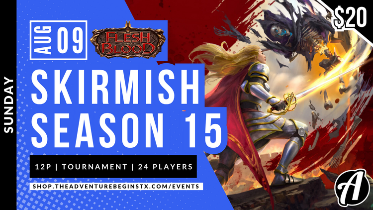 Ravensburger TAB Flesh & Blood TCG Skirmish Season 15