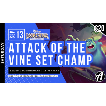 Ravensburger Lorcana TCG Attack of the Vine Set Championship