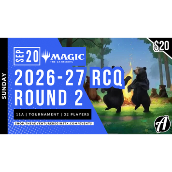 Wizards of the Coast MTG US RCQ 2026-27 Round 2