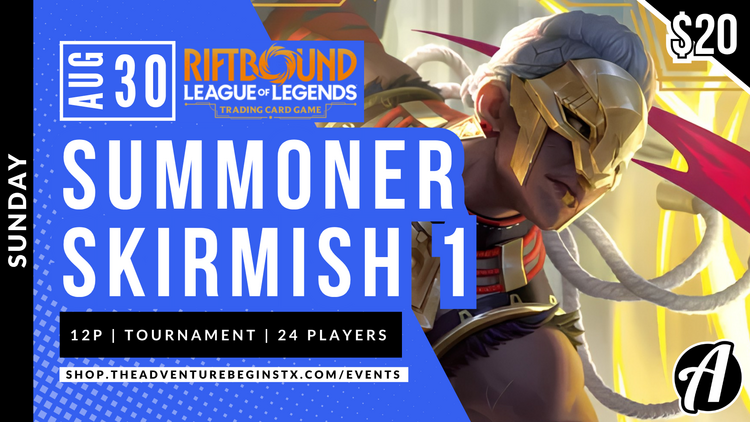 Riot Games TAB Riftbound TCG Vendetta Summoner Skirmish 1