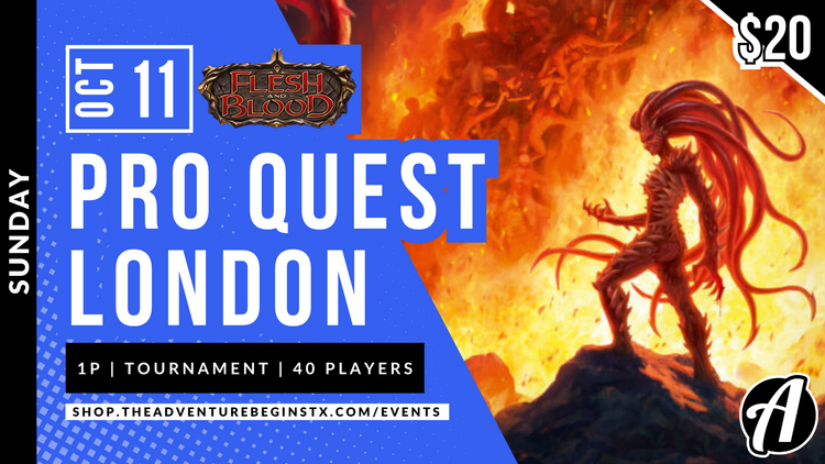 Legend Story Studios LLC TAB Flesh and Blood Pro Quest London