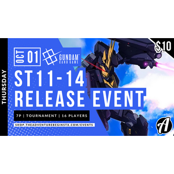 Bandai Gundam TCG ST11-14 Release Event