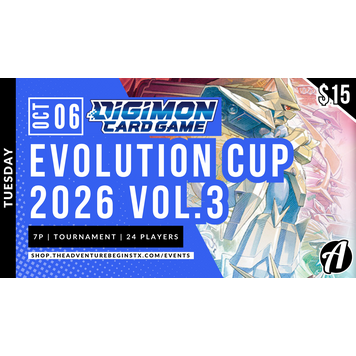 Bandai Digimon TCG Evolution Cup 2026 Vol. 3