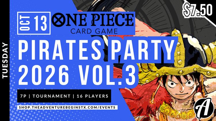 Bandai TAB One Piece TCG Pirates Party 2026 Vol. 3