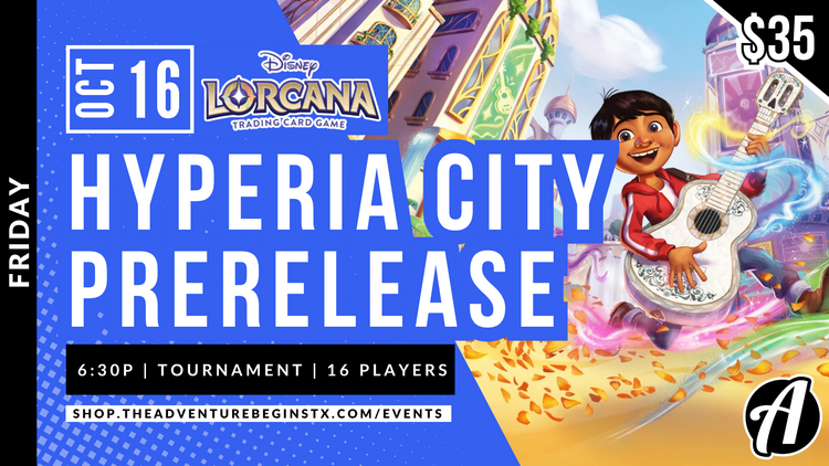 Ravensburger TAB Lorcana TCG Hyperia City Prerelease