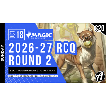 Wizards of the Coast MTG US RCQ 2026-27 Round 2