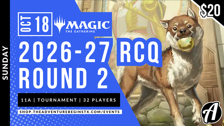 Wizards of the Coast TAB MTG US RCQ 2026-27 Round 2