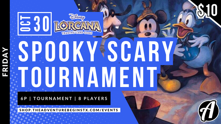 Ravensburger TAB Lorcana TCG Spooky Scary Theme Tournament